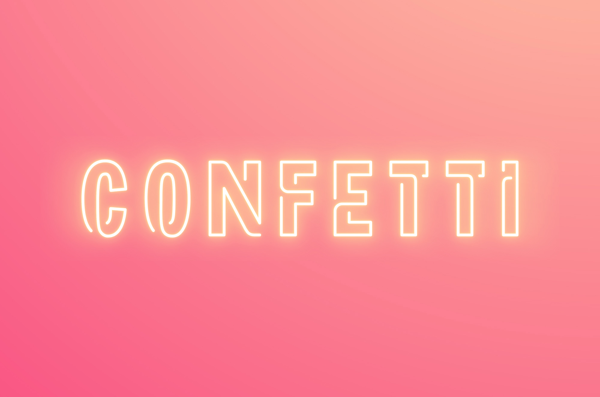 Brand New: New Logo and Identity for Facebook Confetti by Ueno