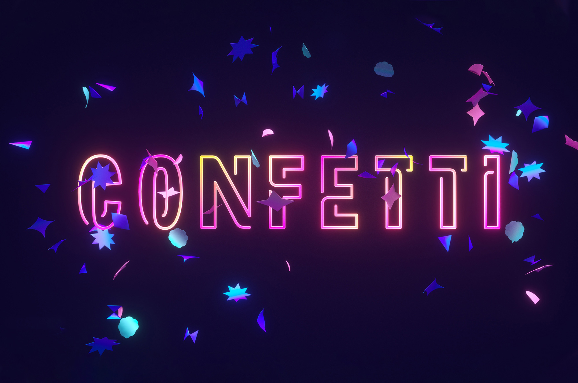 Brand New: New Logo and Identity for Facebook Confetti by Ueno