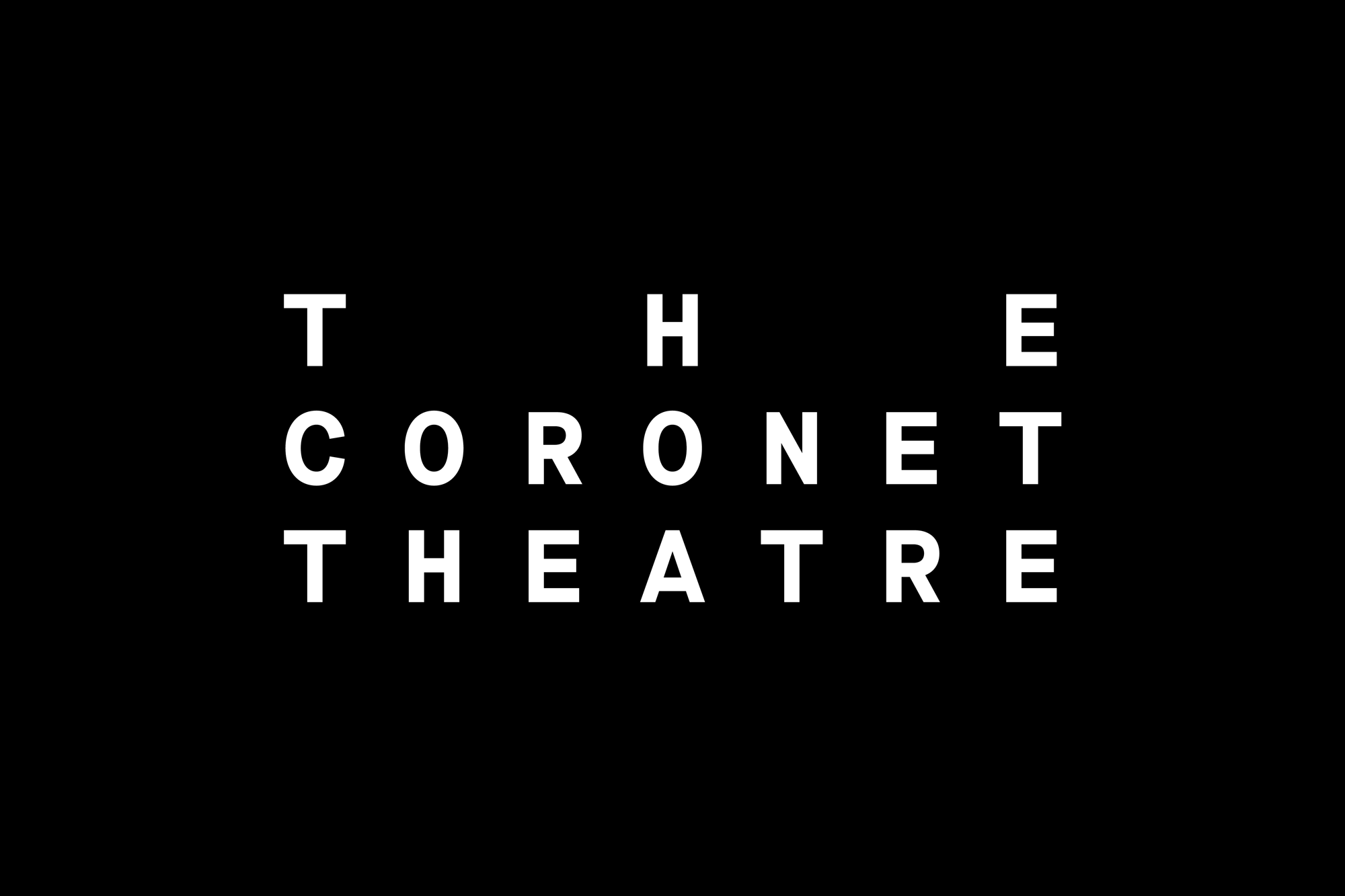 New Logo and Identity for The Coronet Theatre by North