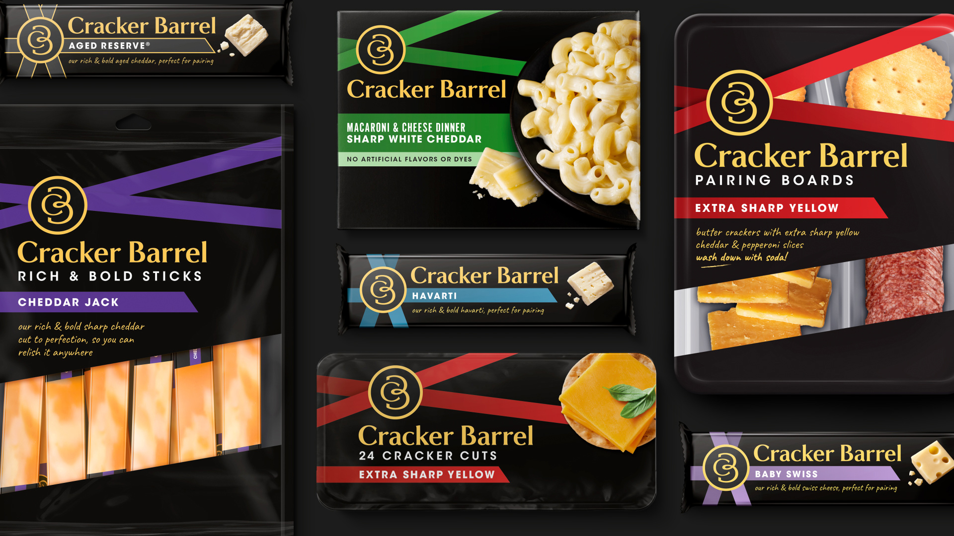 Brand New: New Logo and Packaging for Cracker Barrel Cheese by BrandOpus