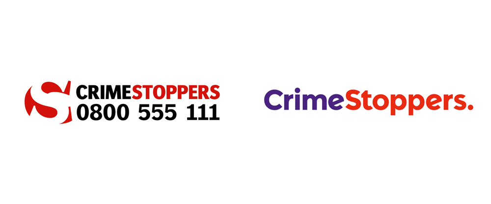 Brand New: New Logo and Identity for Crimestoppers by The Team
