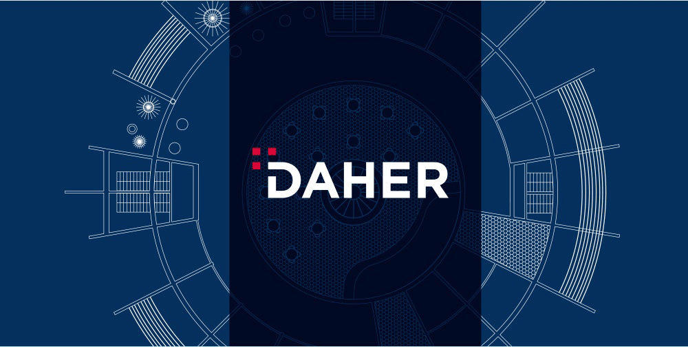 Brand New New Logo  and Identity for Daher  by CBA