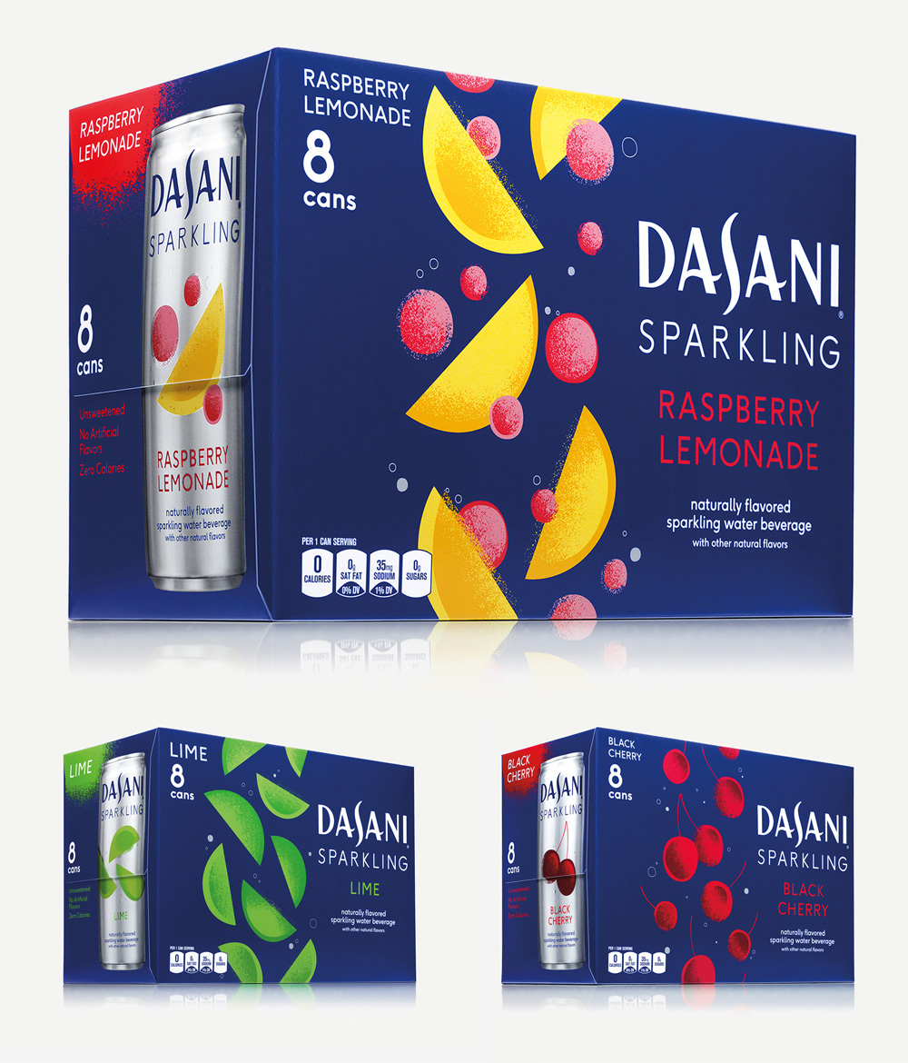 Brand New: New Logo and Packaging for Dasani Sparkling by Moniker