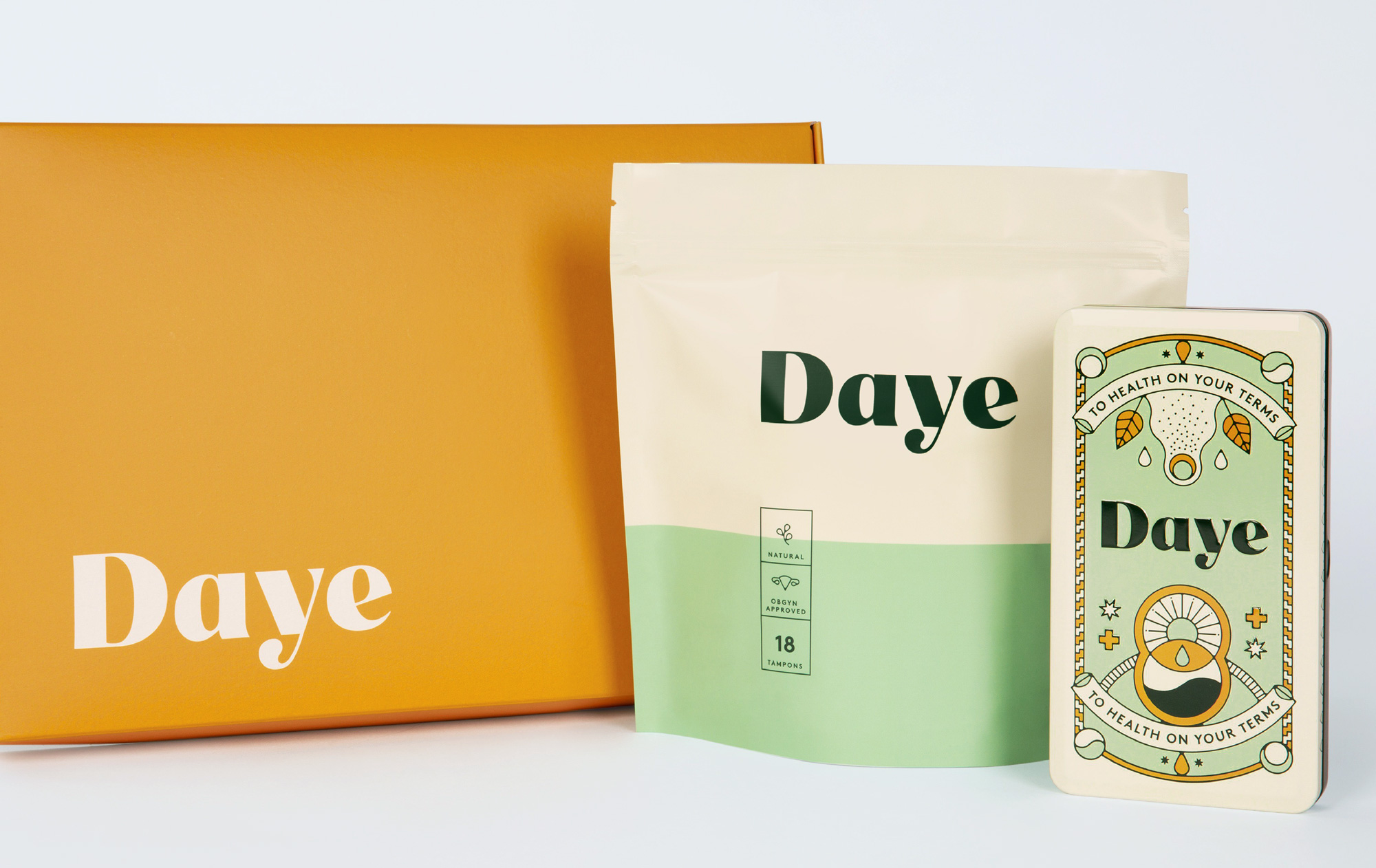 New Logo and Packaging for Daye done In-house