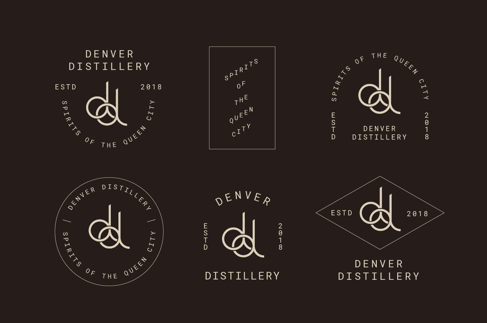 New Logo and Packaging for Denver Distillery by O Street