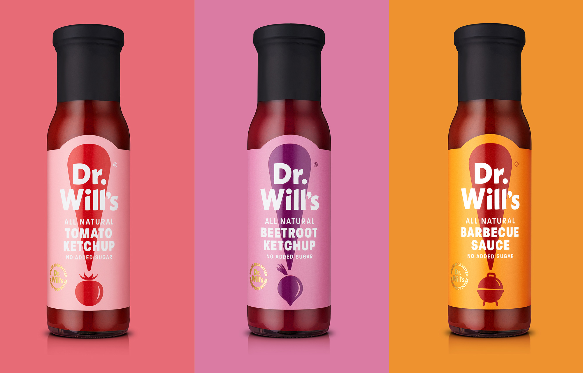 New Logo and Packaging for Dr Will's by B&B Studio