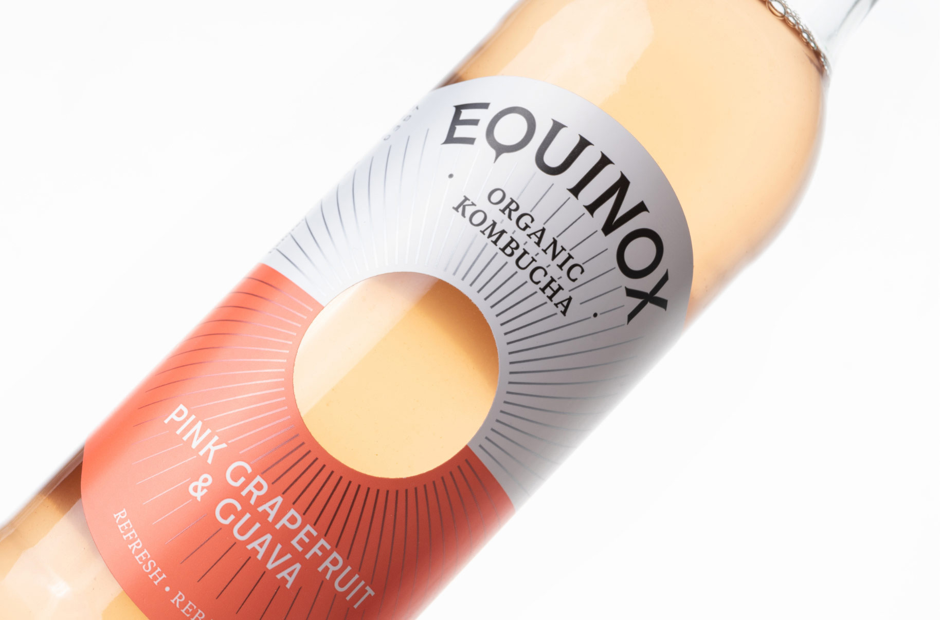 New Logo and Packaging for Equinox Organic Kombucha by Better