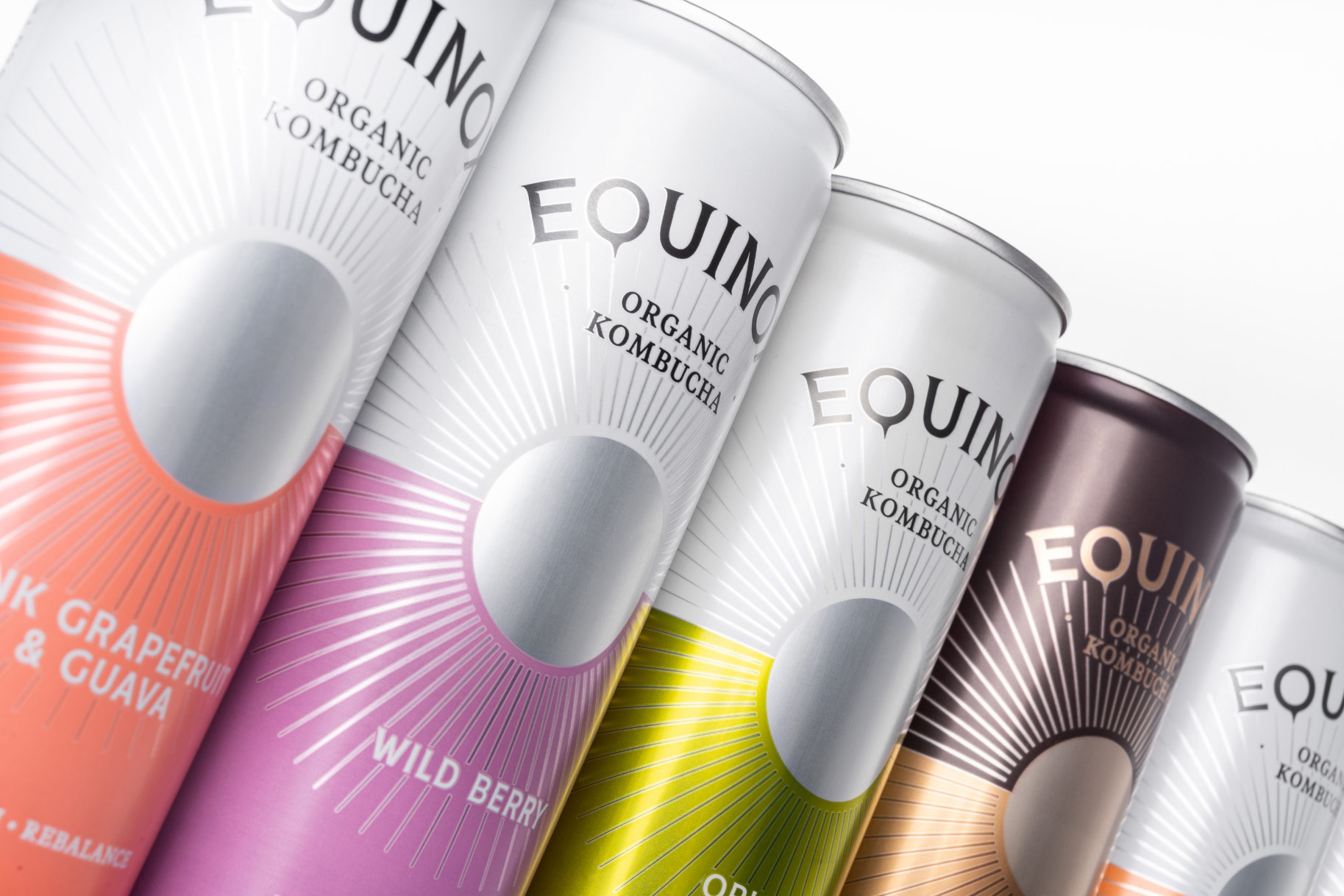 New Logo and Packaging for Equinox Organic Kombucha by Better