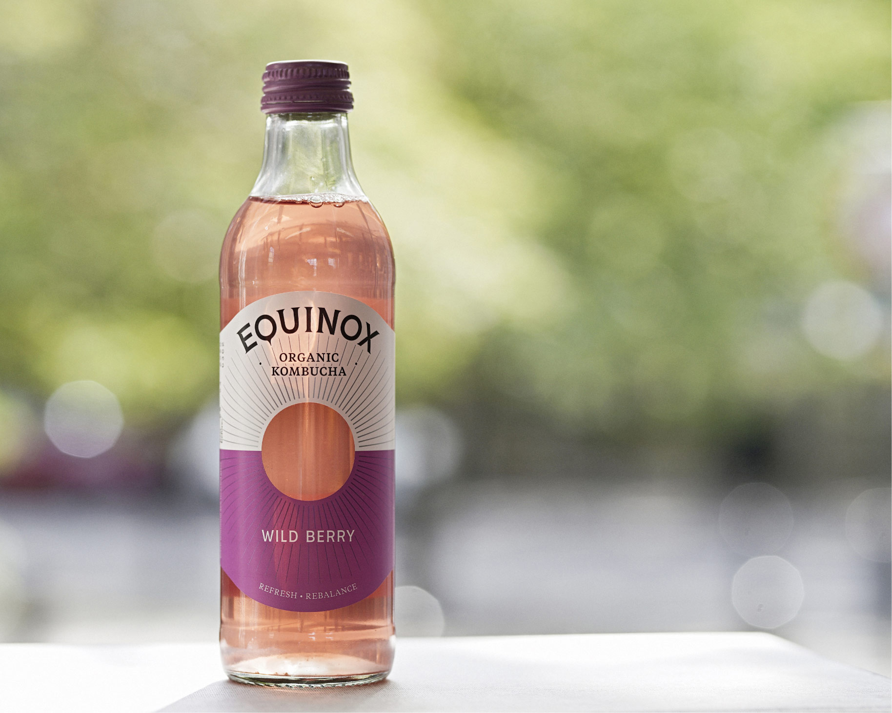 New Logo and Packaging for Equinox Organic Kombucha by Better