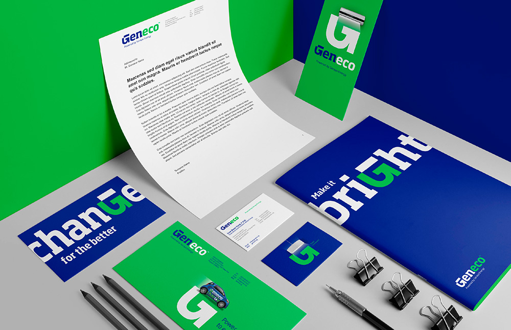 New Logo and Identity for Geneco by Brandient