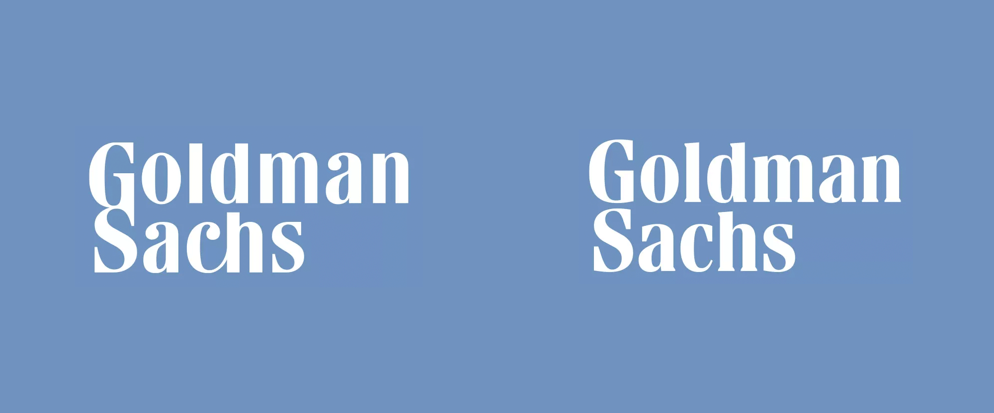 New Logo for Goldman Sachs
