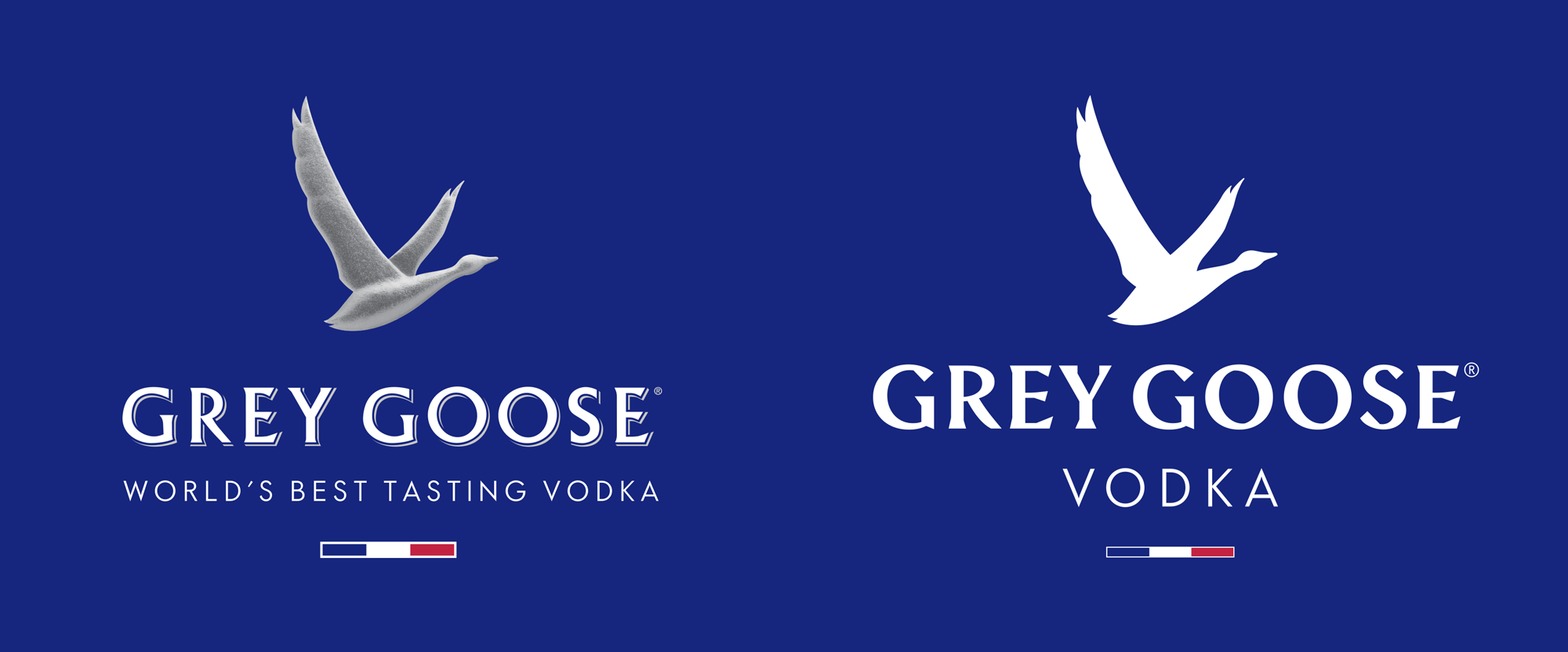 Brand New: New Logo, Identity, and Packaging for Grey Goose by Ragged Edge