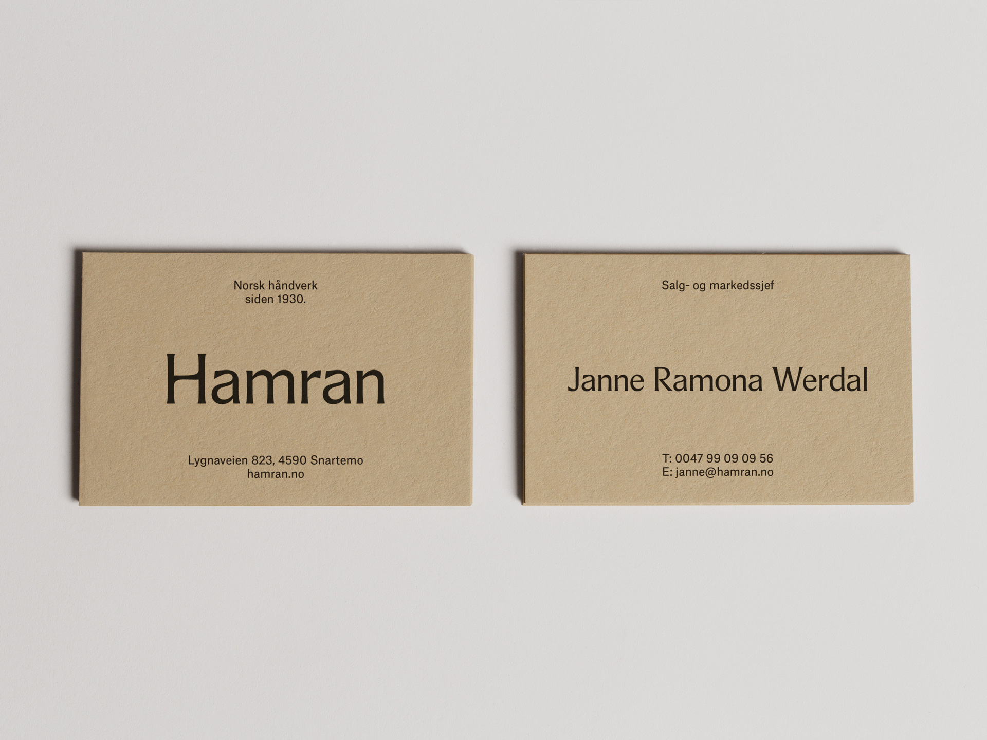 New Logo and Identity for Hamran by Studio Oker