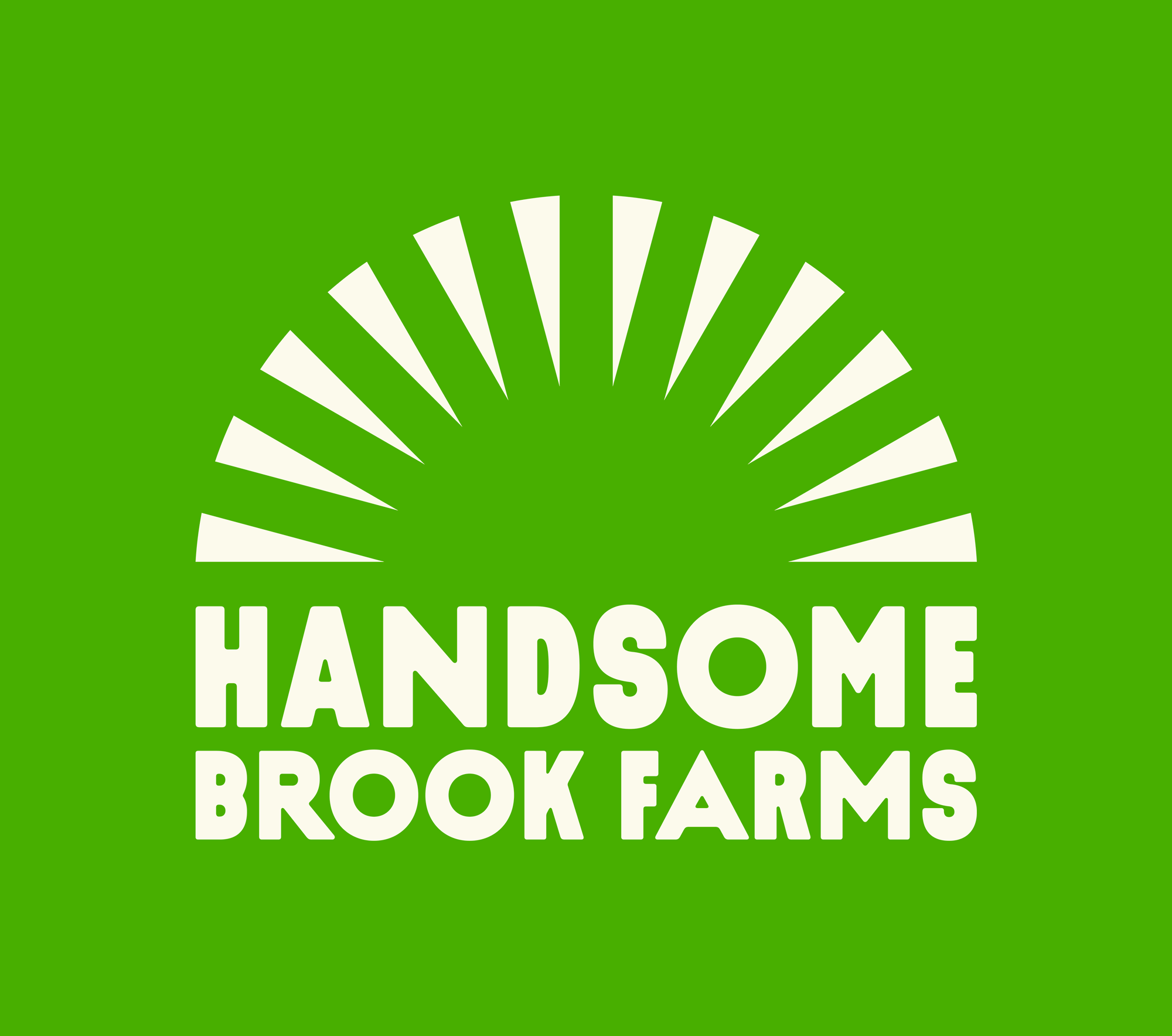 New Logo and Identity for Handsome Brook Farms by Redscout