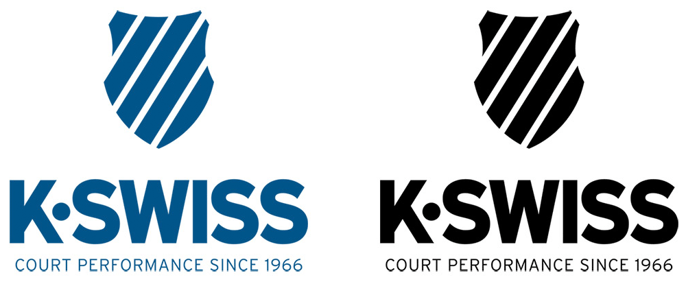 Brand New: New Logo and Identity for K•Swiss done In-house