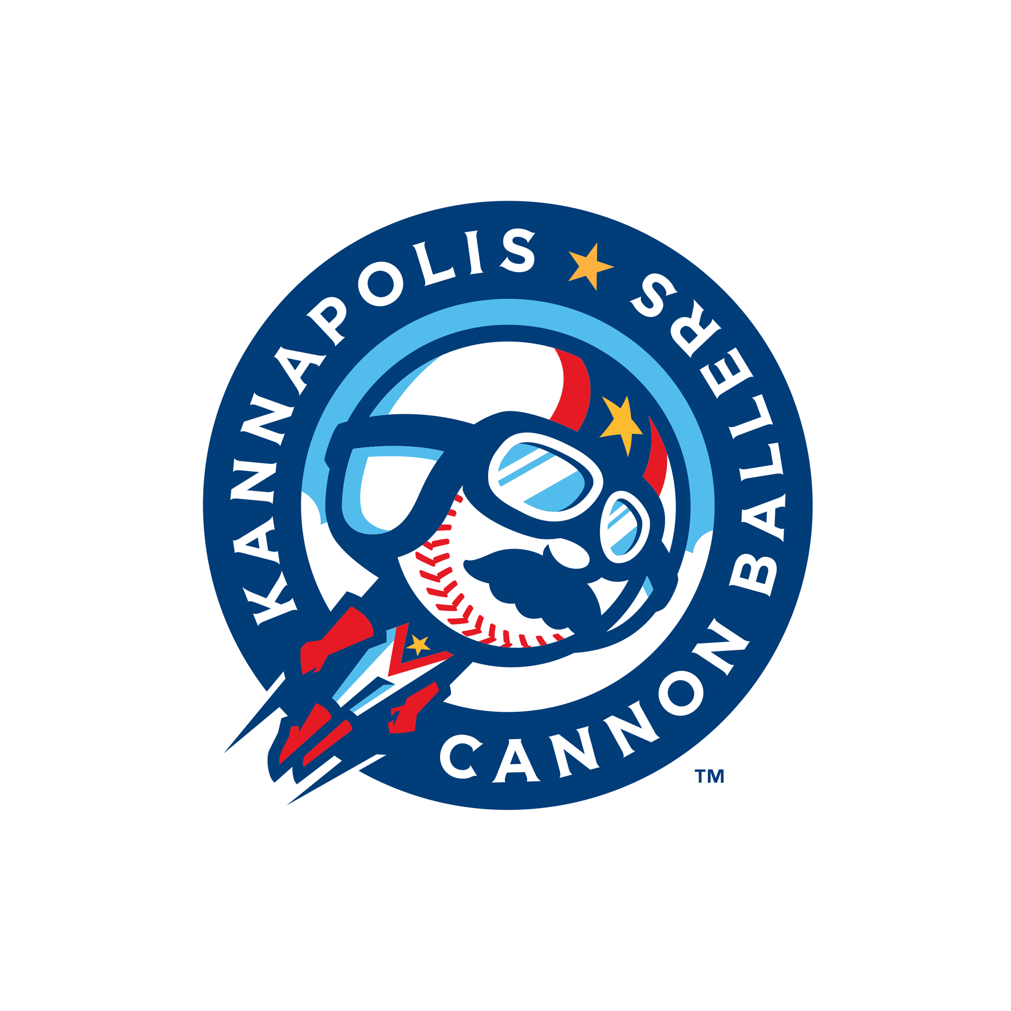 New Name and Logos for Kannapolis Cannon Ballers by Studio Simon