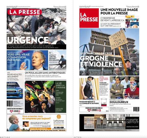 Brand New: La Presse gets Squared Away