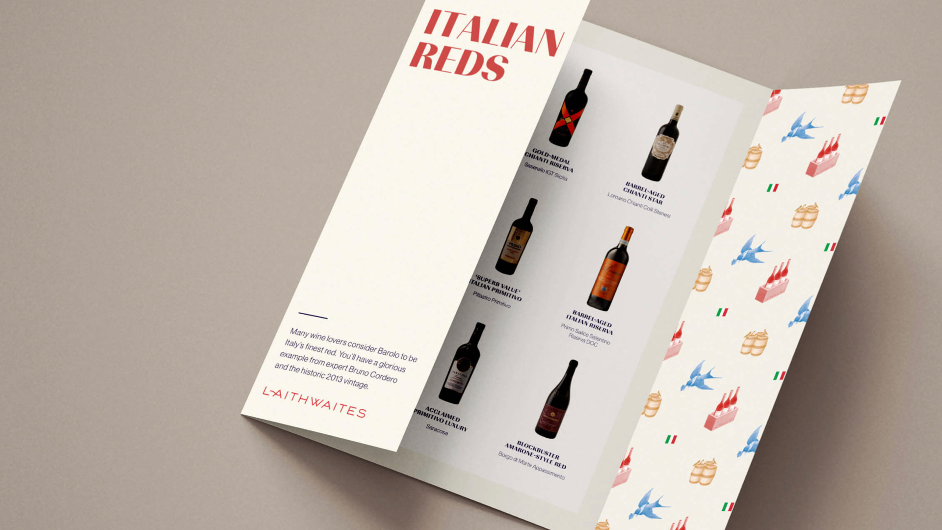 New Logo and Identity for Laithwaites by I&CO