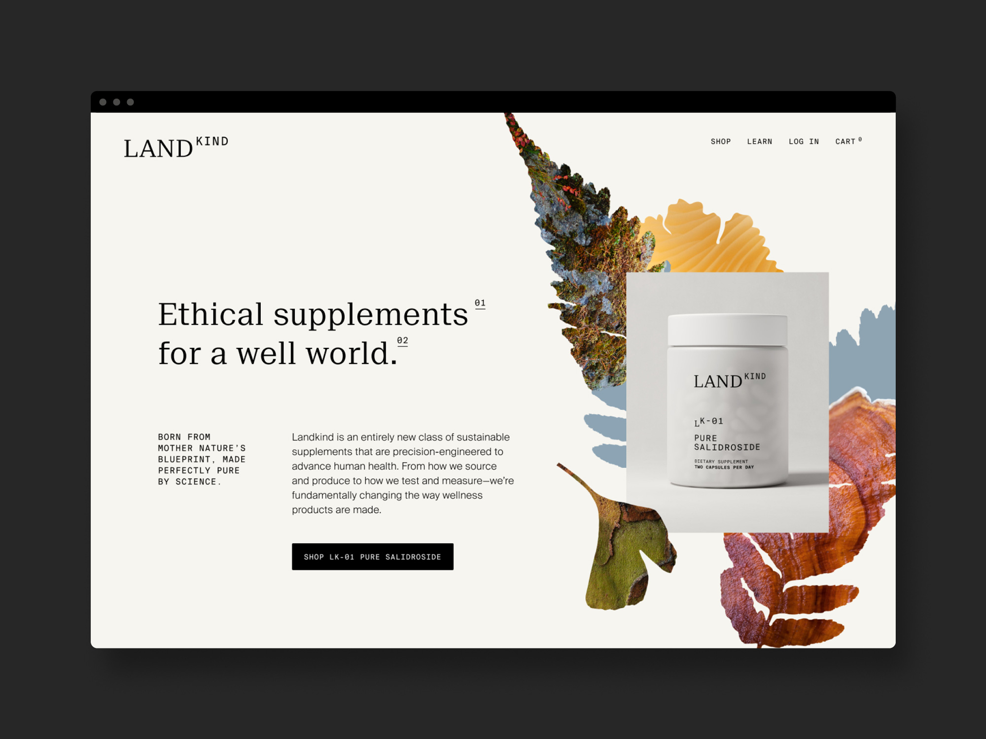 New Name, Logo, and Packaging for Landkind by One Design Company