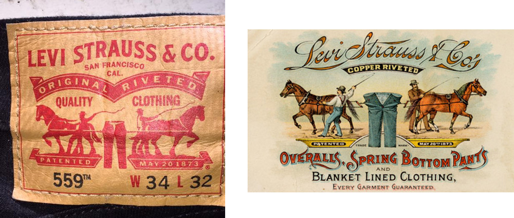levi's two horse brand