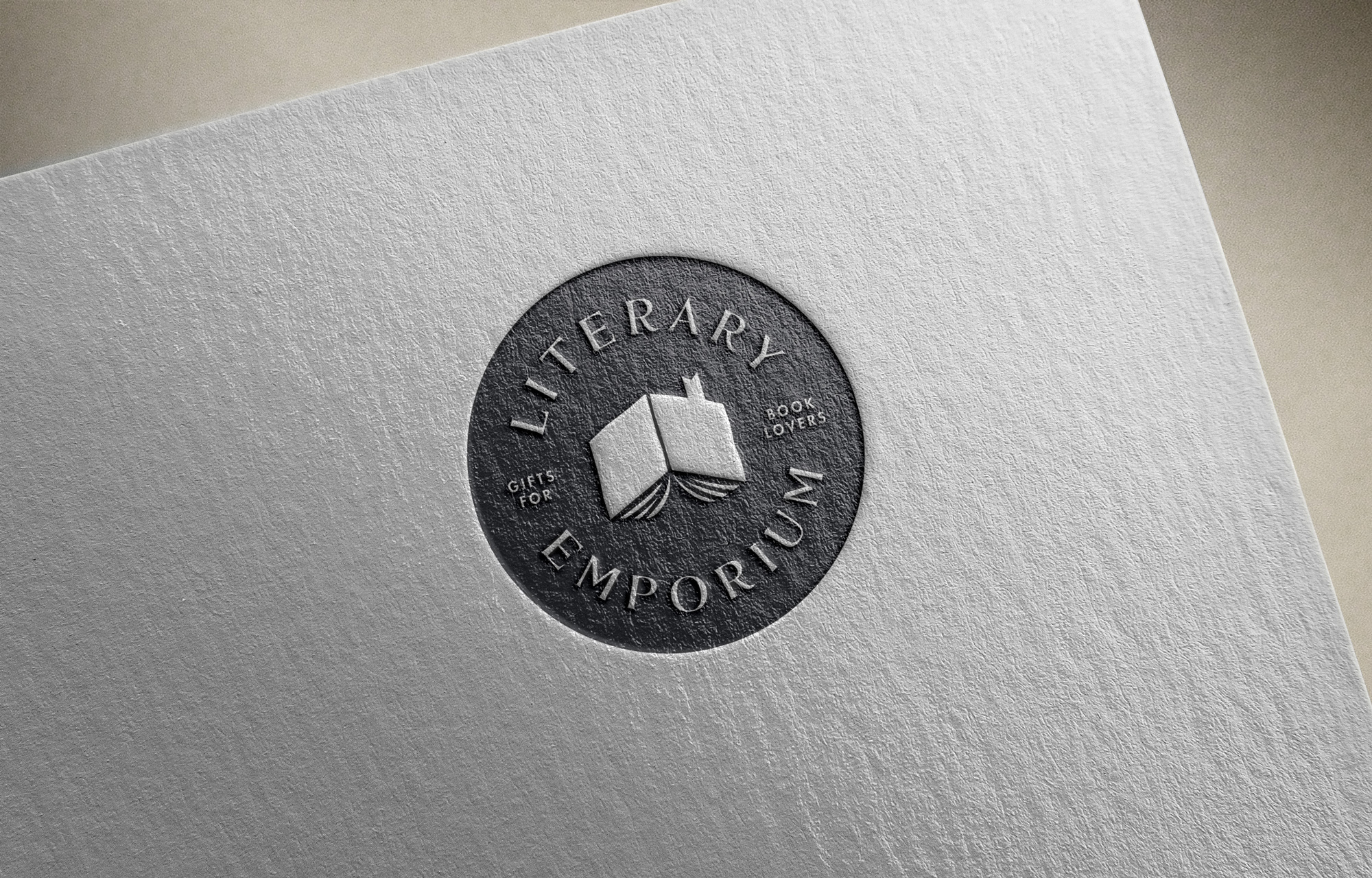 New Logo and Identity for Literary Emporium by Fiasco Design