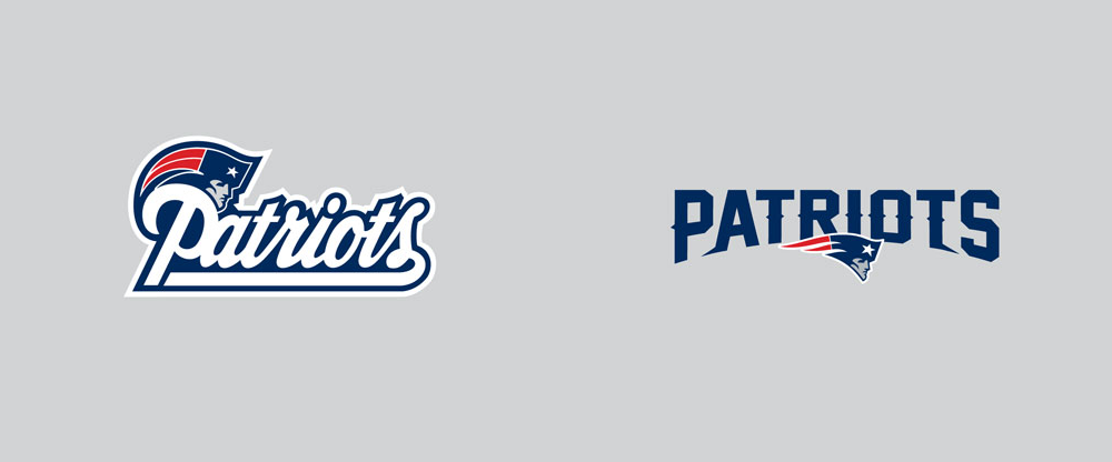Brand New: New Logo for New England Patriots