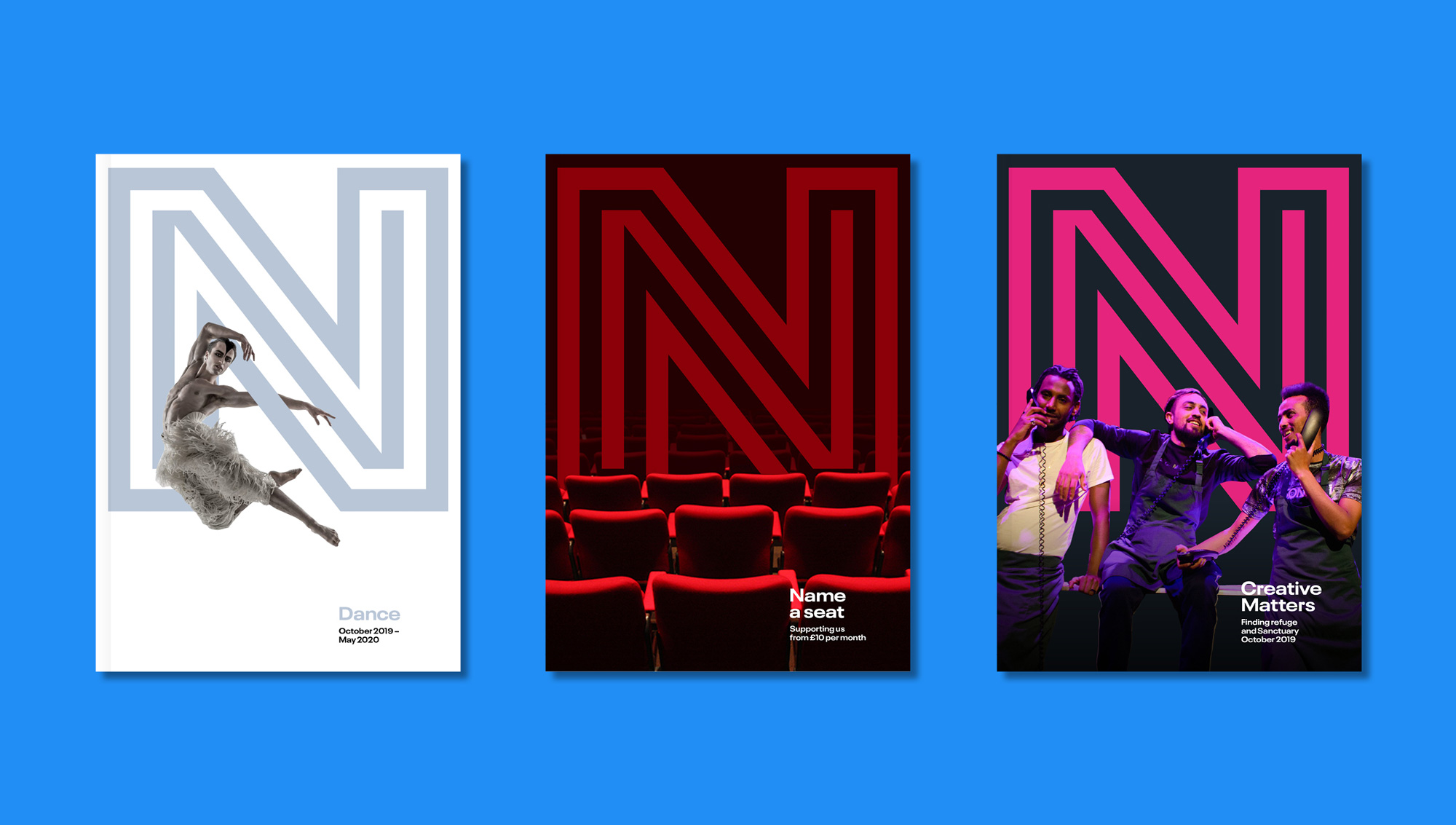 New Logo and Identity for Norwich Theatre by Rose