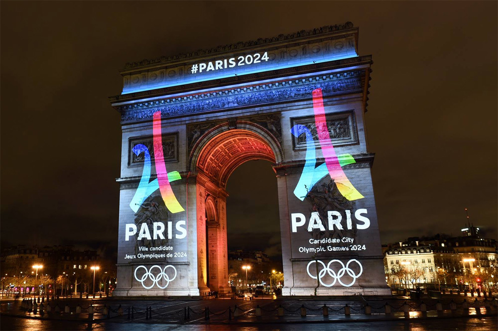 Brand New New Logo For Paris 2024 Candidate City By Dragon Rouge   Paris 2024 Arc 