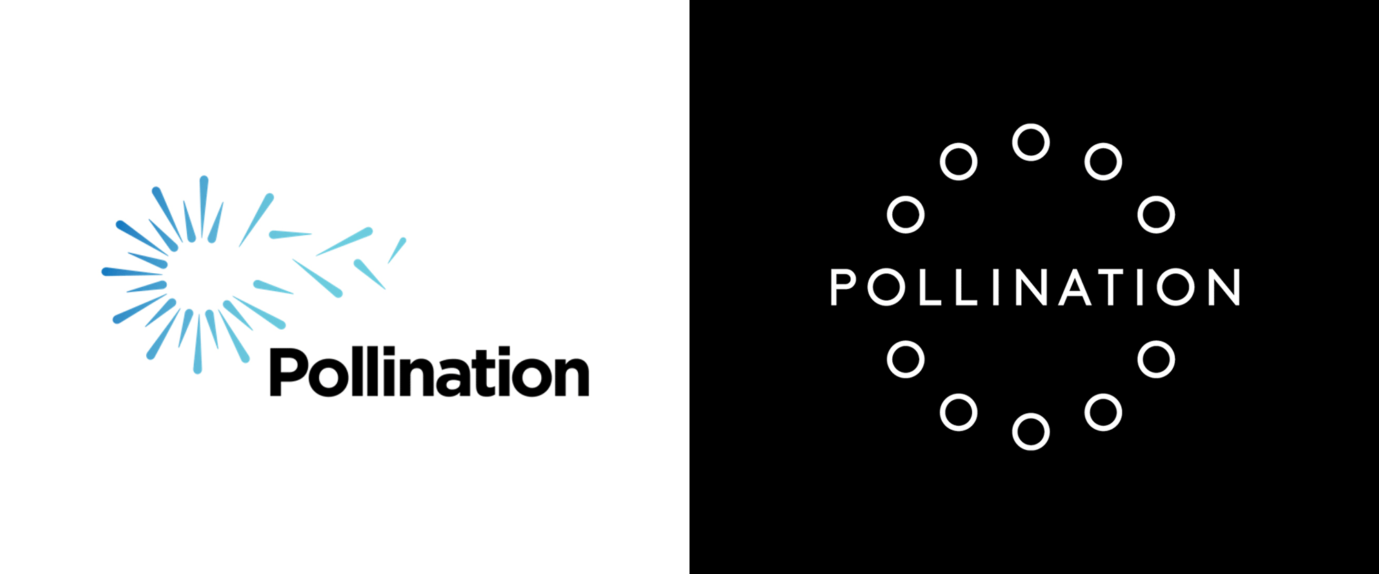 New Logo and Identity for Pollination by Frost*