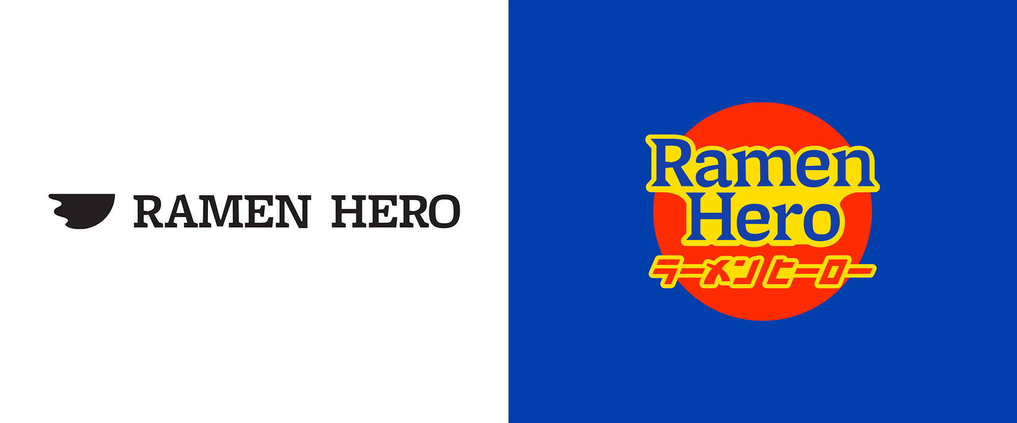 New Logo, Identity, and Awesome Cowboy for Ramen Hero by Iyashi
