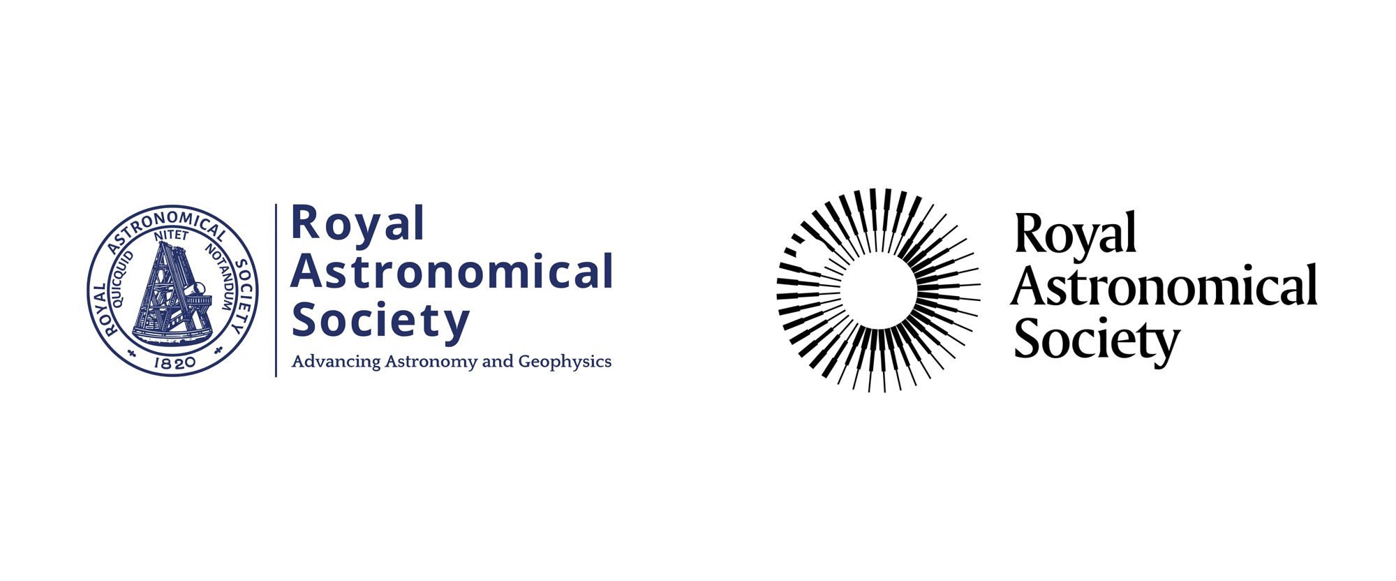 New Logo and Identity for Royal Astronomical Society by Johnson Banks
