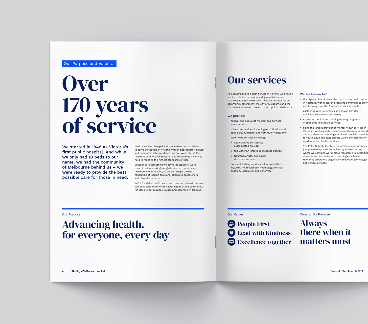 New Logo and Identity for The Royal Melbourne Hospital by Principals