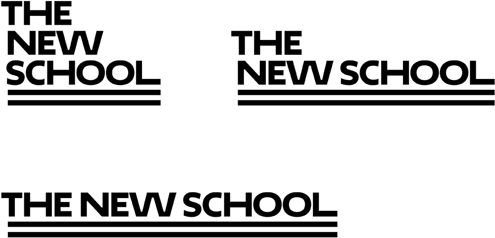 Brand New: New Logo and Identity for The New School by Pentagram