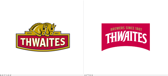 Thwaites Logo, Before and After