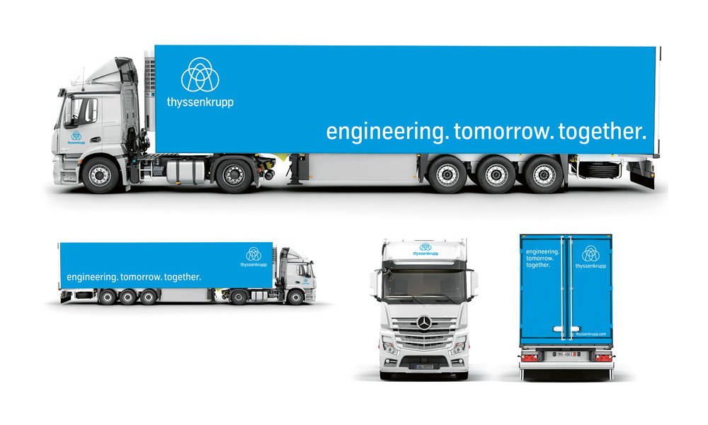 Brand New: New Logo and Identity for thyssenkrupp by Loved