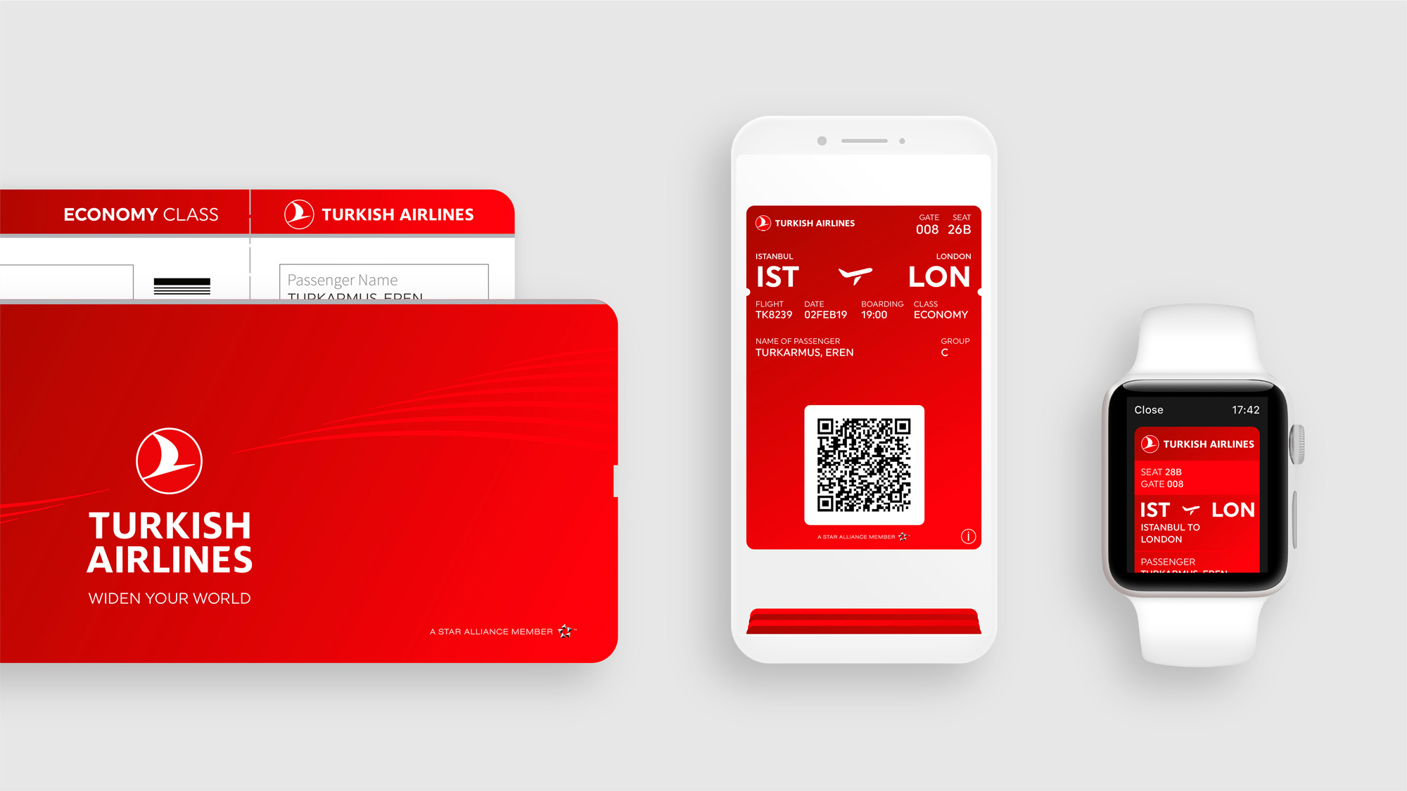 Brand New New Logo and Identity for Turkish Airlines by Imagination