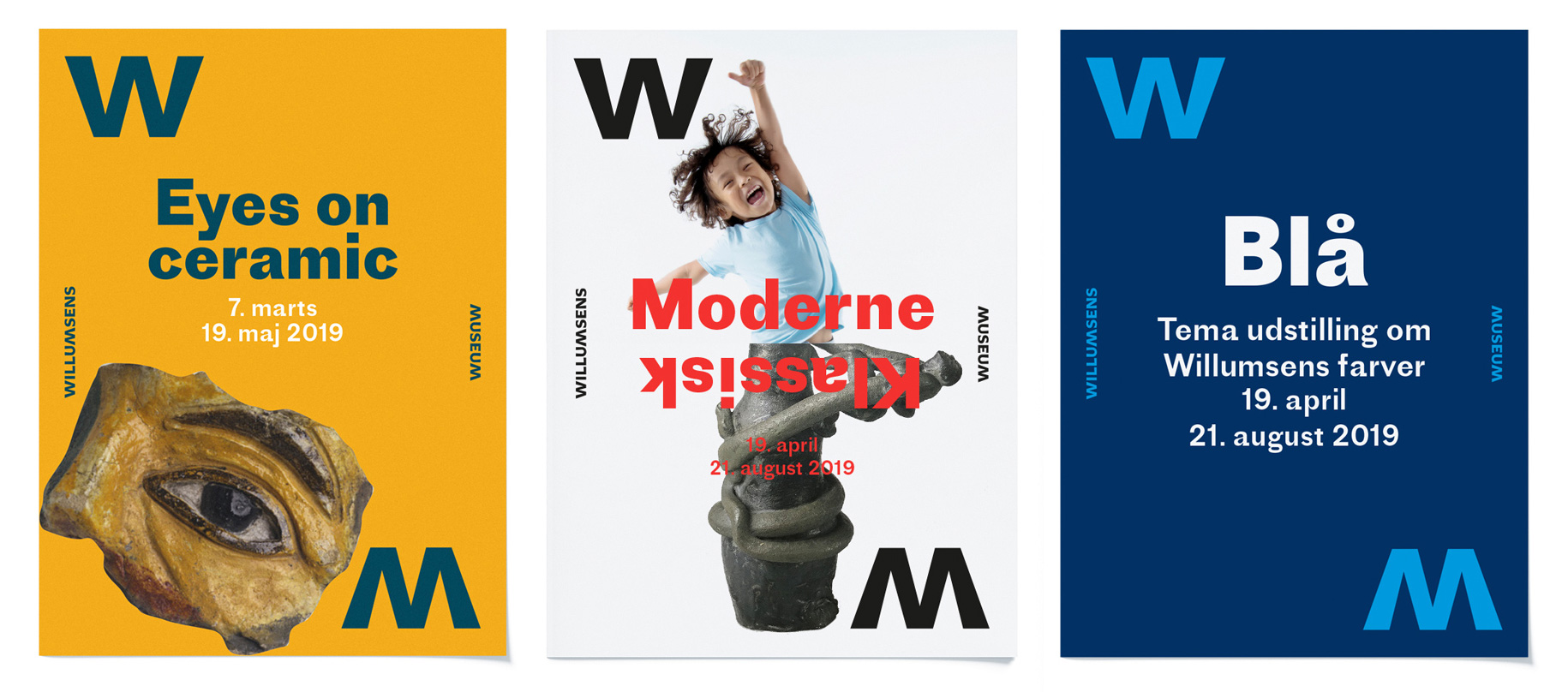 New Logo and Identity for Willumsens Museum by IDna Group