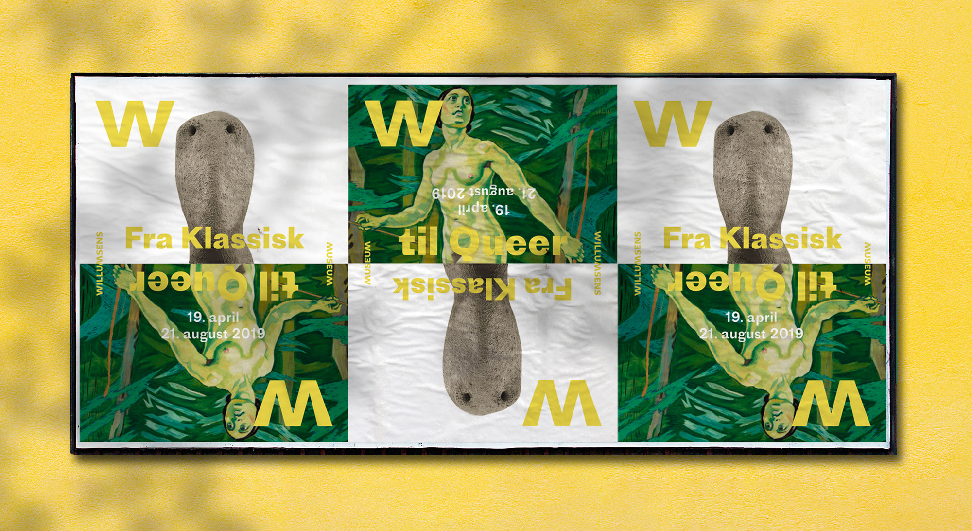 New Logo and Identity for Willumsens Museum by IDna Group