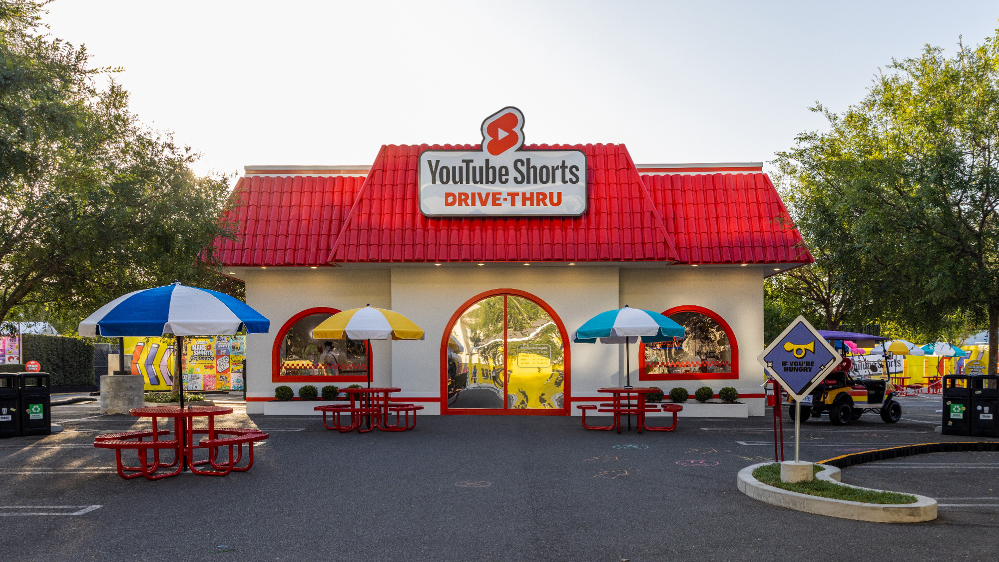 New Identity and Packaging for YouTube Shorts Drive-thru Activation