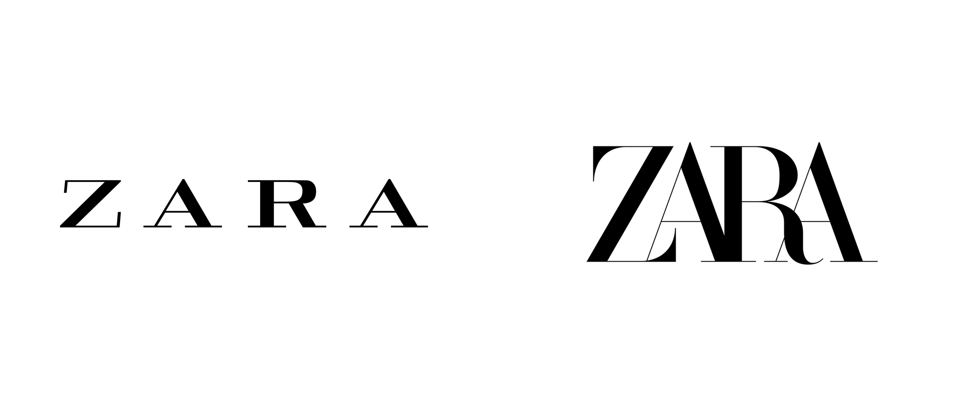 Brand New New Logo For Zara By Baron Baron