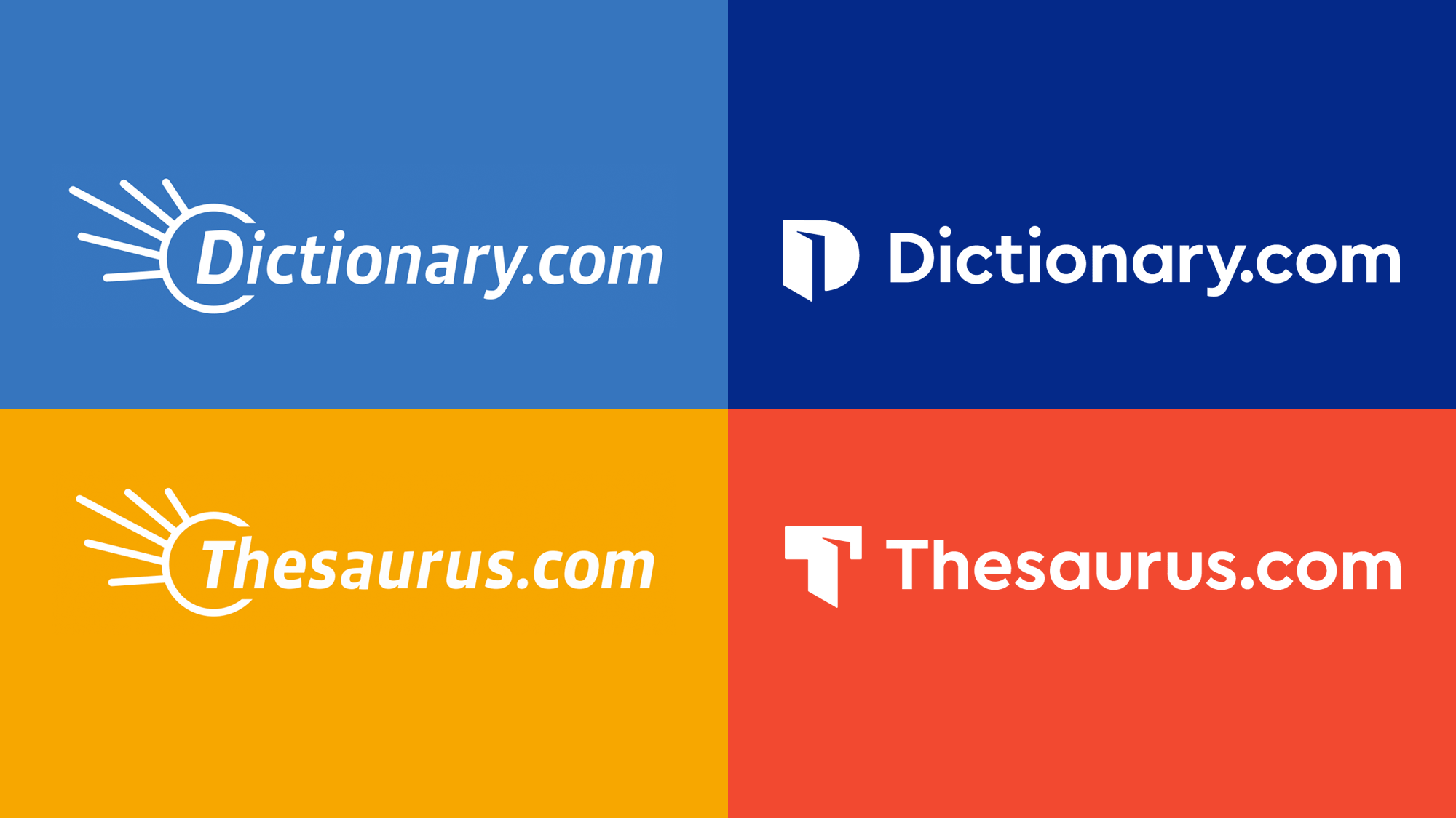 Brand New: New Logos for Dictionary.com and Thesaurus.com