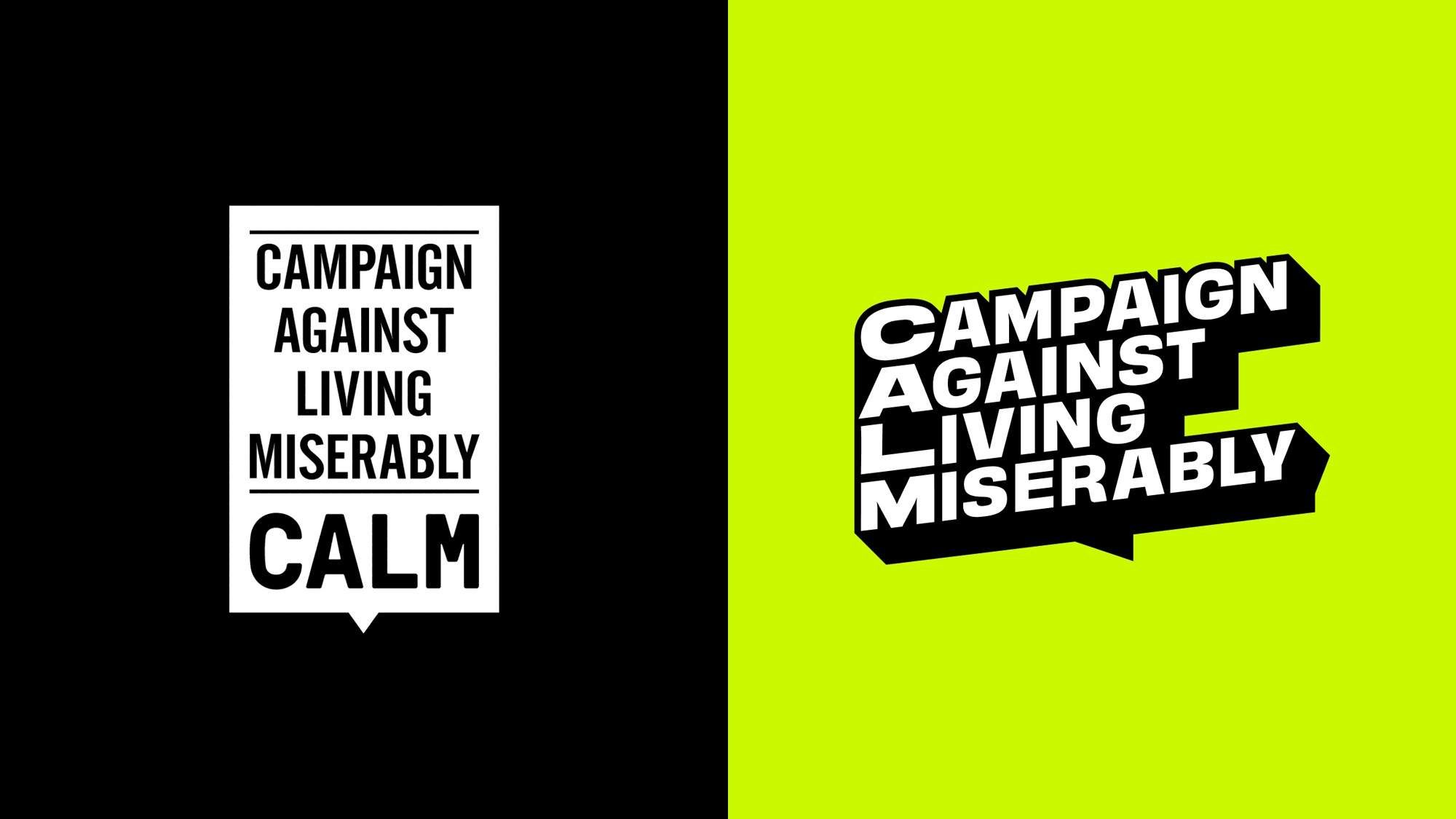 Brand New: New Logo And Identity For Campaign Against Living Miserably ...