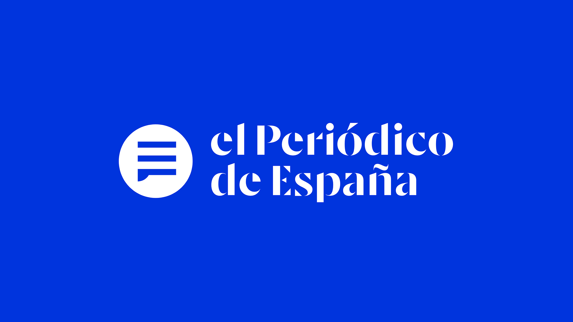 Brand New: New Logo and Identity for El Periódico de España by Futurebrand