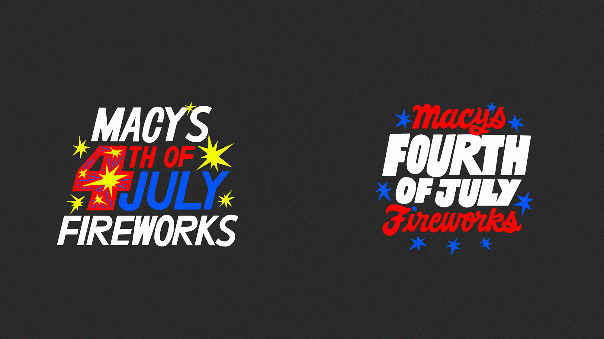 Brand New New Logo and Identity for Macy’s 4th of July Fireworks by