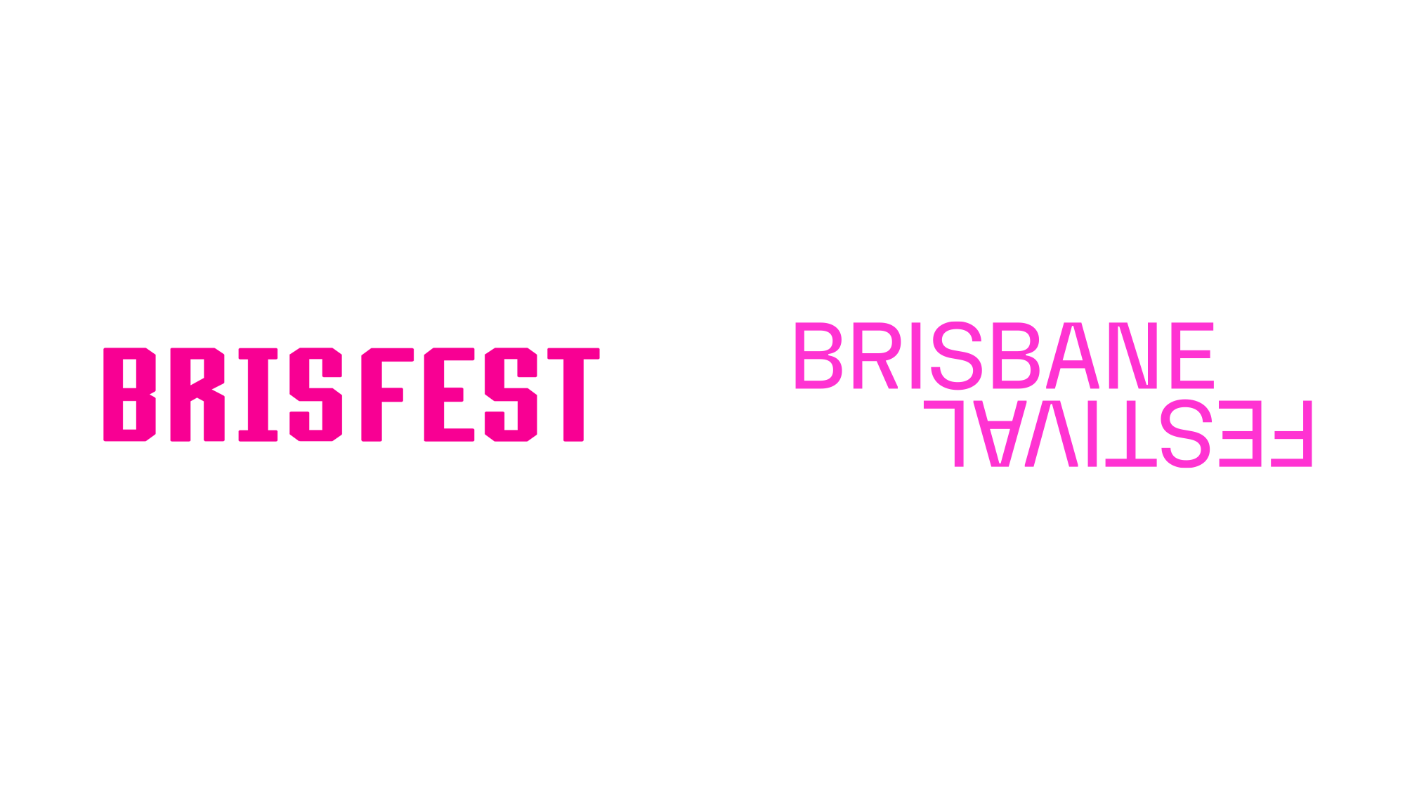 Brand New New Logo and Identity for Brisbane Festival by Bigfish