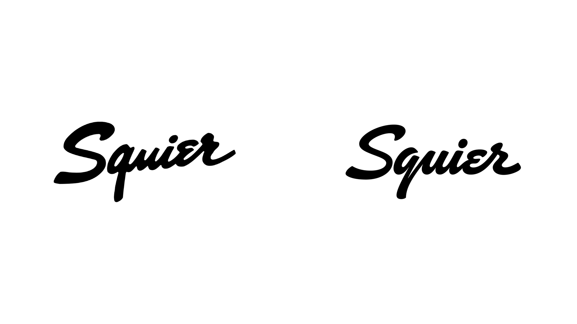 Brand New: New Logo for Squier by Jessica Hische