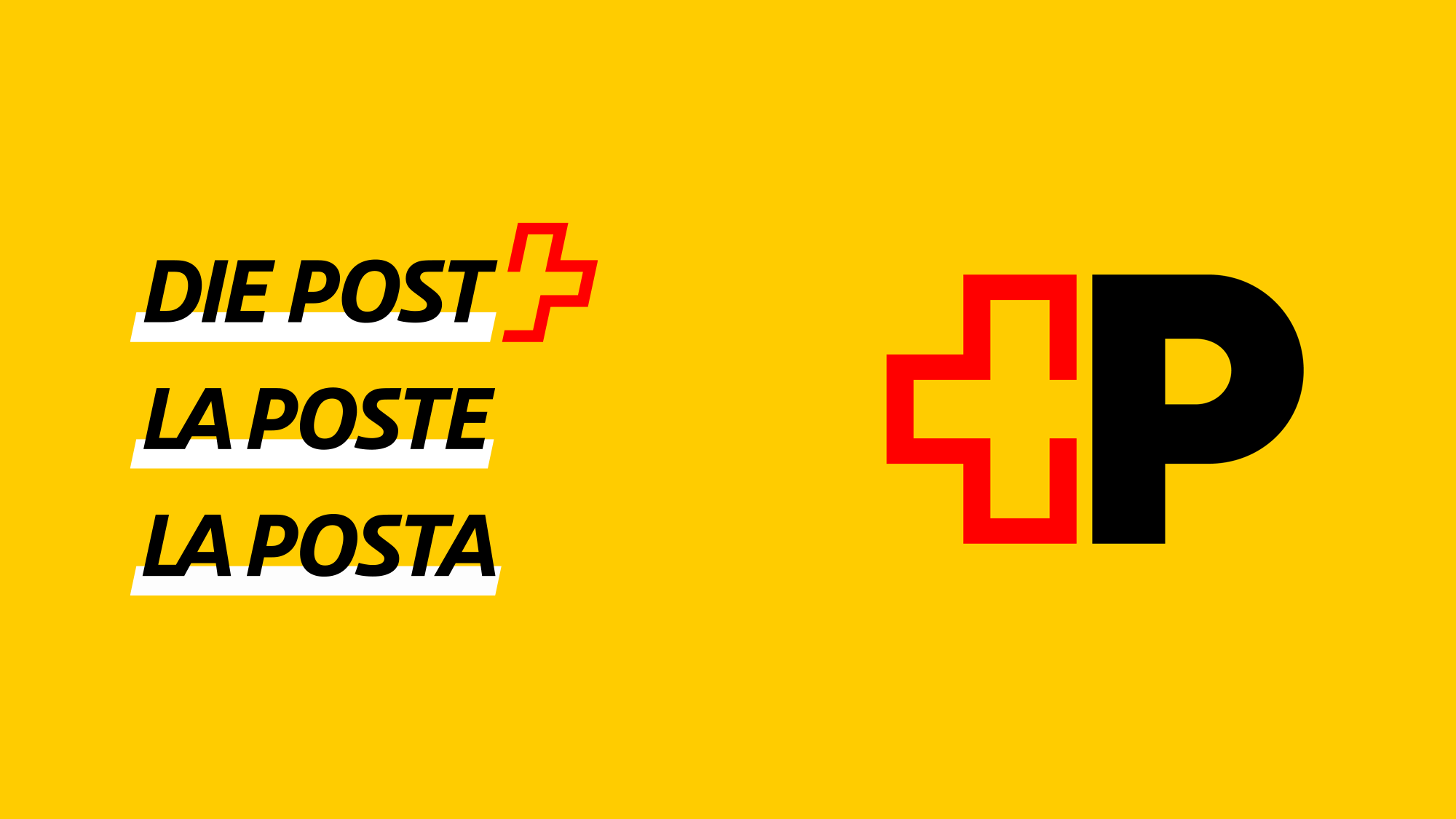 Brand New: New Logo for Swiss Post by Jung von Matt Brand Identity