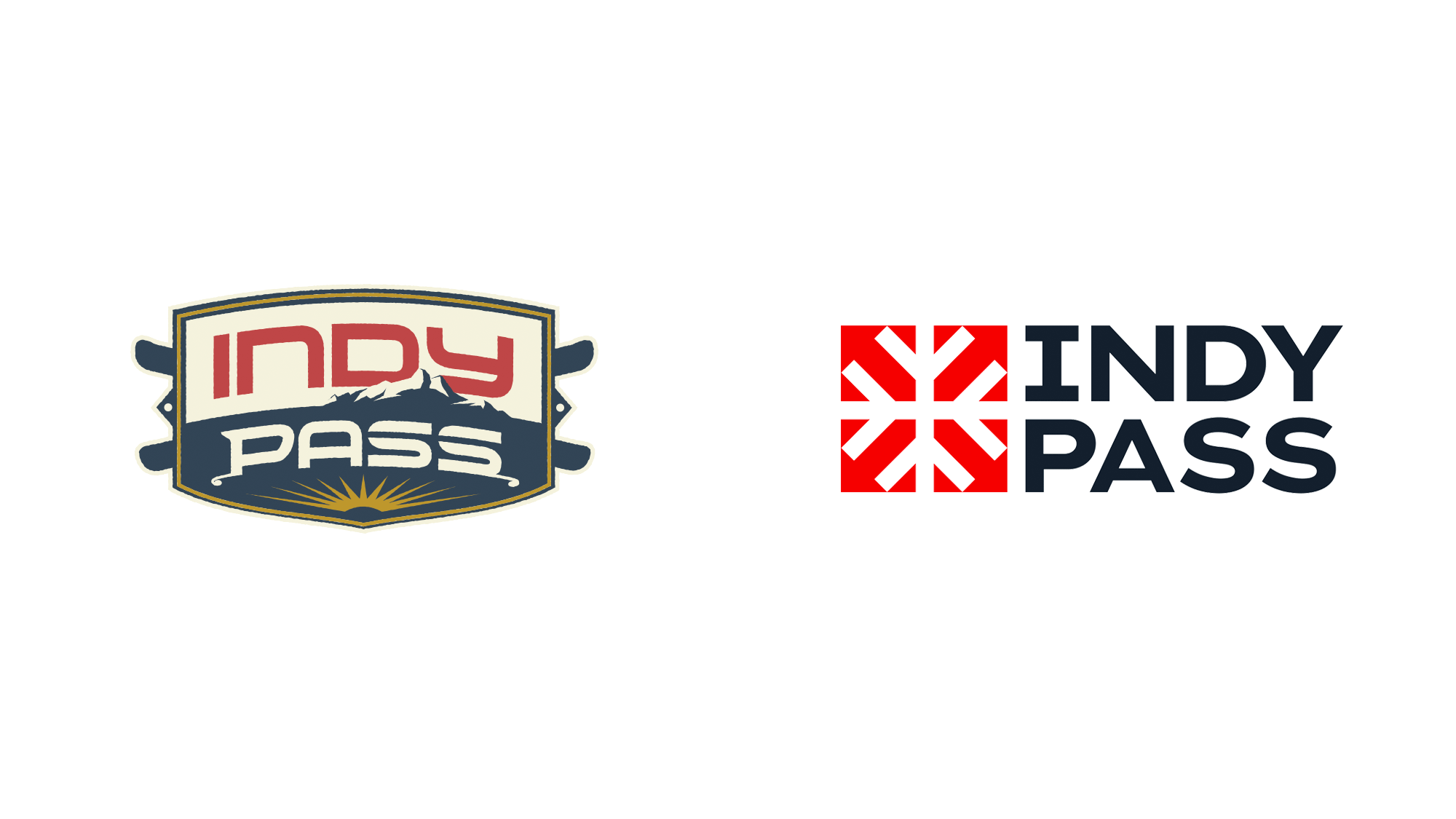 Brand New New Logo and Identity for Indy Pass