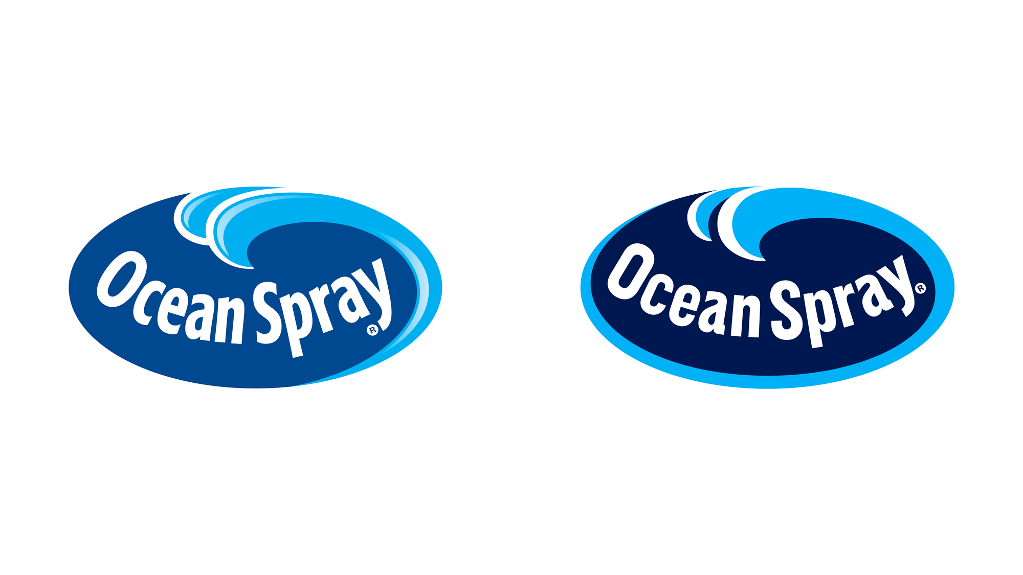 Brand New New Logo And Packaging For Ocean Spray By Stone Strategy   Ocean Spray Logo Before After 