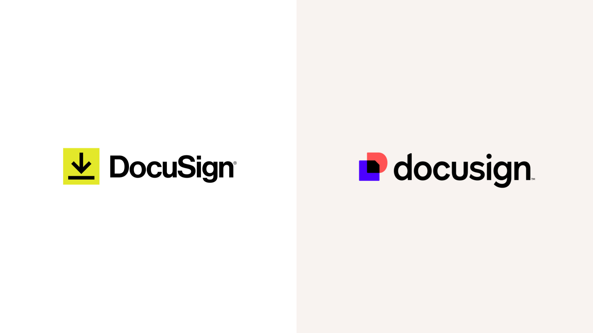 Brand New: New Logo and Identity for Docusign done In-house